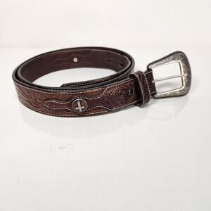 Ariat Genuine Leather Belt Brown Size‎ 42 A1037302